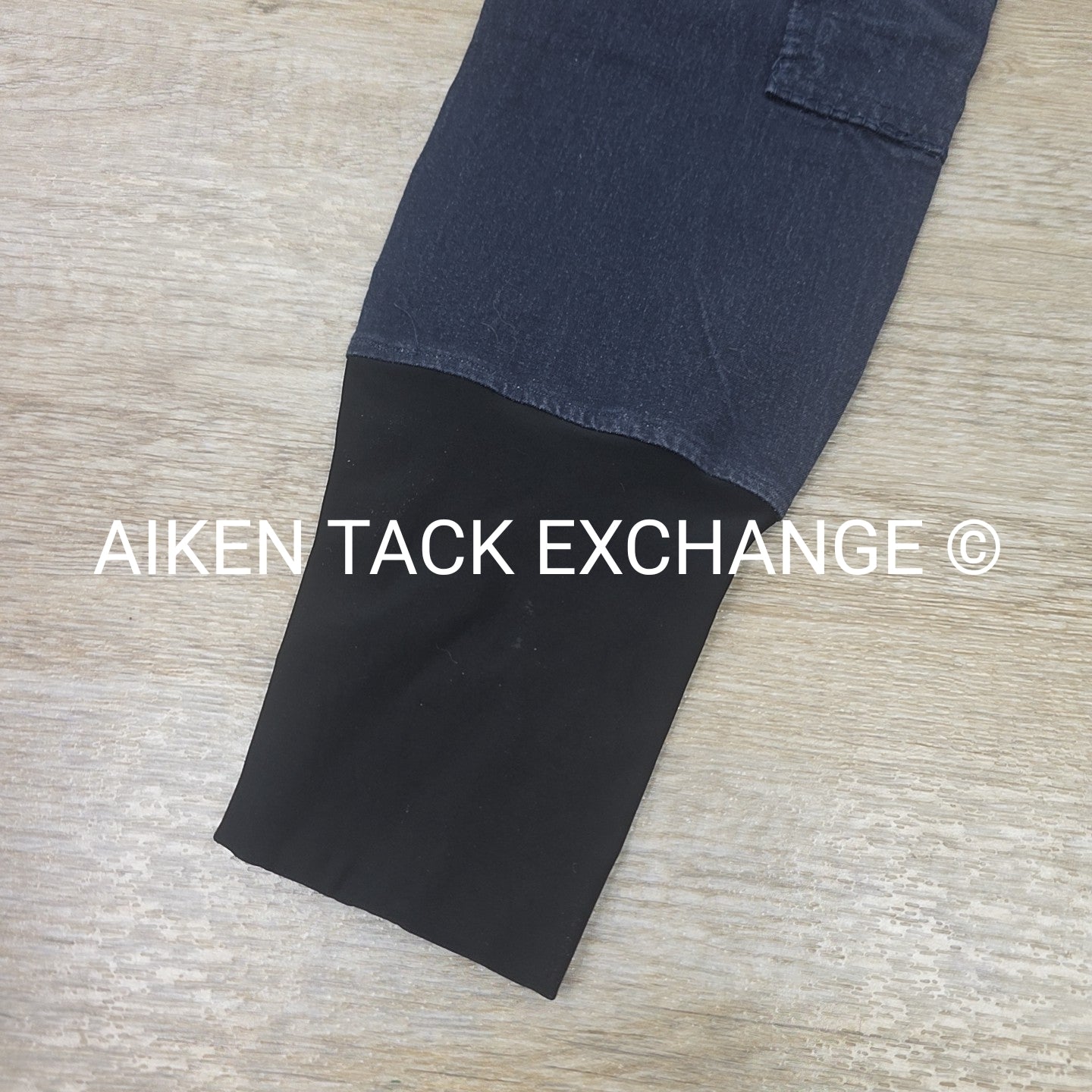 Equine Couture Jessie Denim Knee Patch Breeches, Women's 28