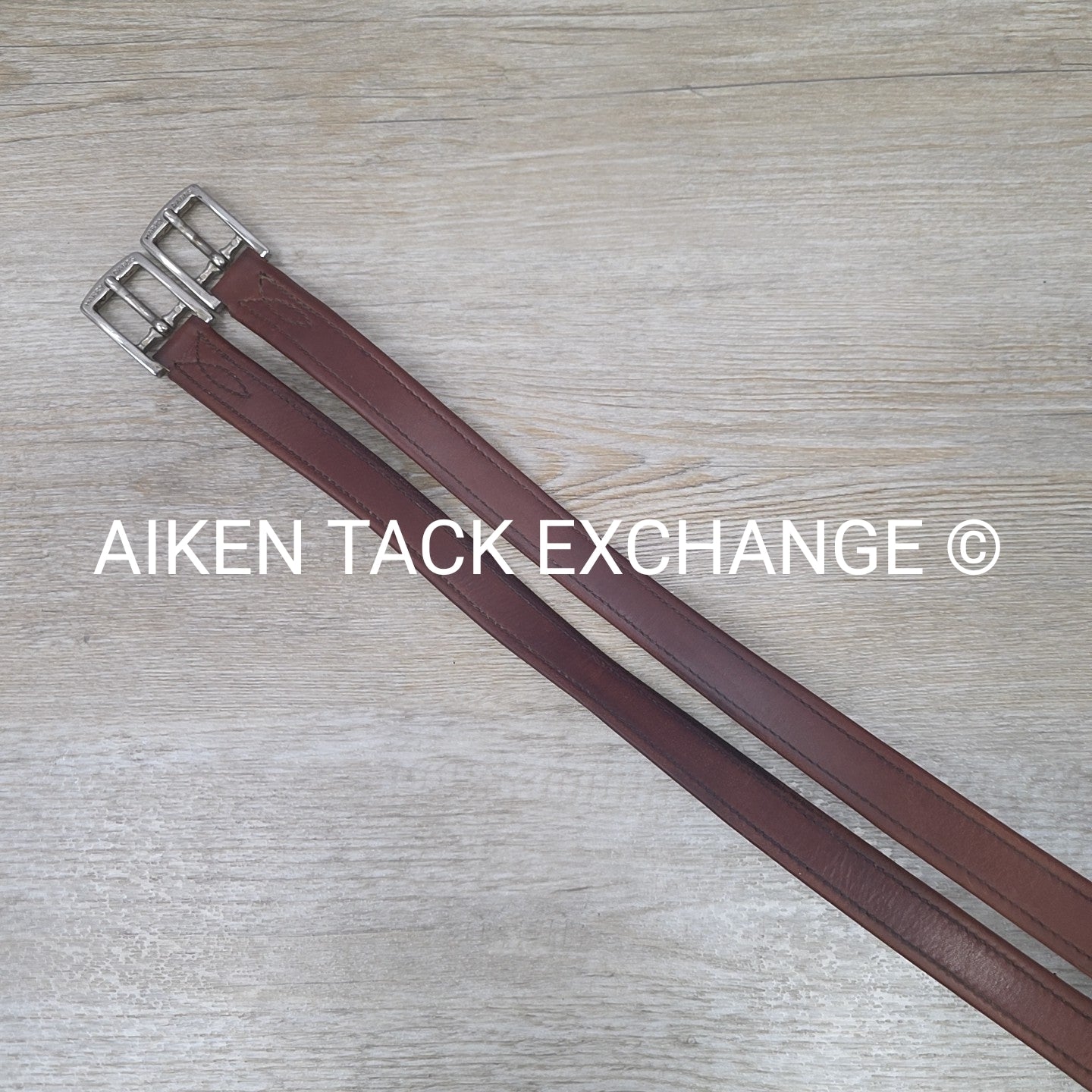 Harry Dabbs Calf Stirrup Leathers, Brown, 54"
