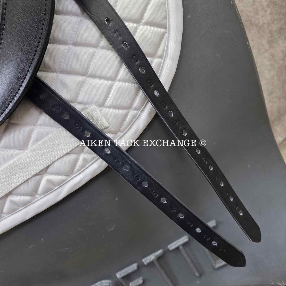2023 Envy by Custom Saddlery Motion Monoflap Dressage Saddle, 17.5" Seat, Adjustable Tree, Wool Flocked Panels