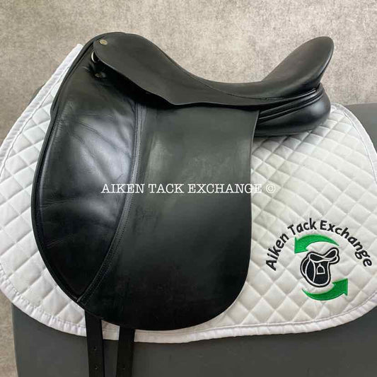 2003 Frank Baines Elegance Dressage Saddle, 17.5" Seat, Medium Tree, Wool Flocked Panels