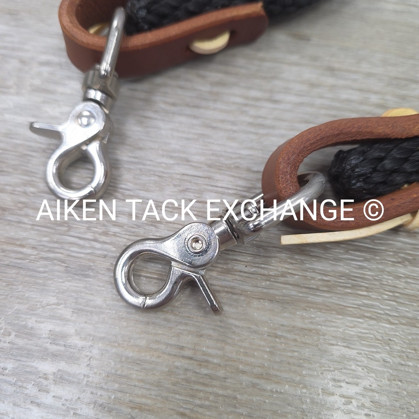 Nylon Braided Reins with Snap Ends