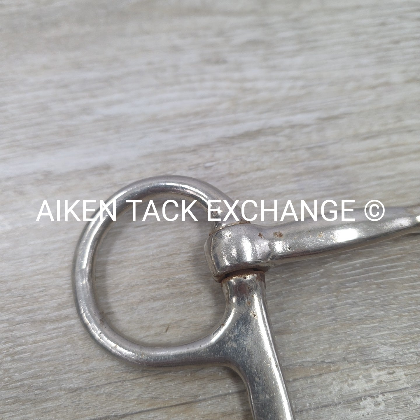 Plated Single Joint Half Cheek Bit 5"