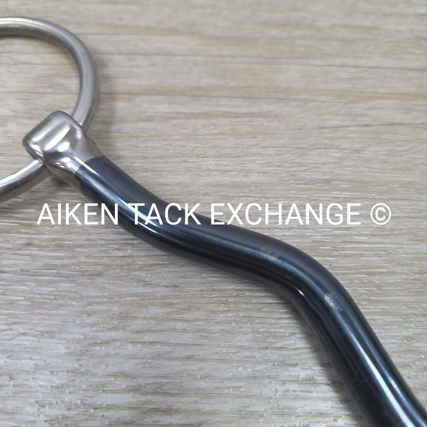 Shires Blue Alloy Loose Ring Mullen Mouth Bit 5"