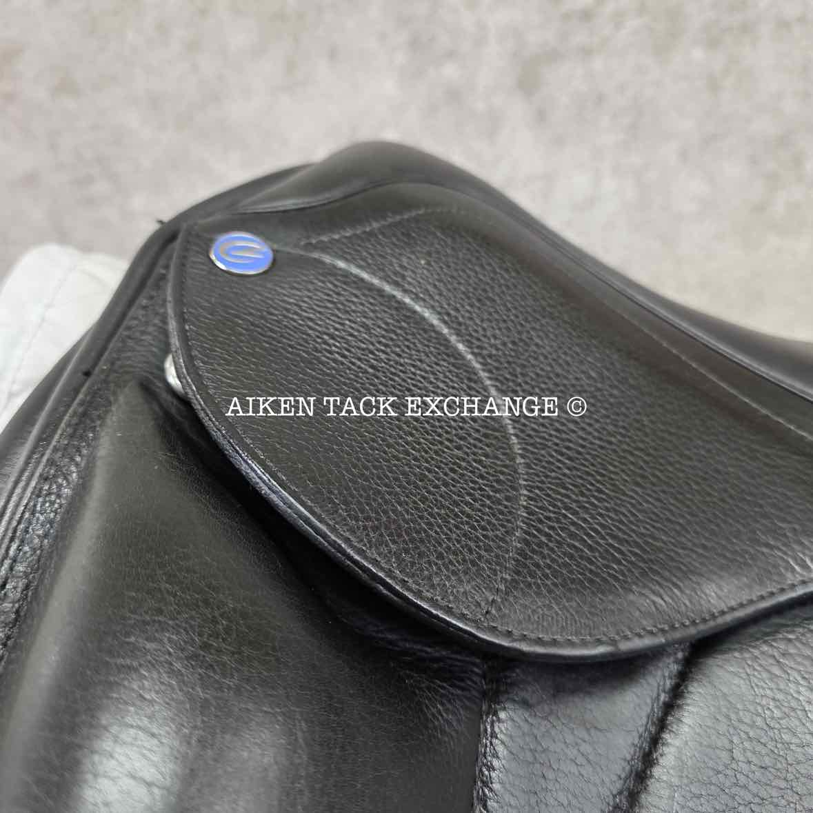 2023 Dynamic Equilibrium Monoflap Dressage Saddle, 18" Seat, Dynamic Polymer Tree, Foam Panels