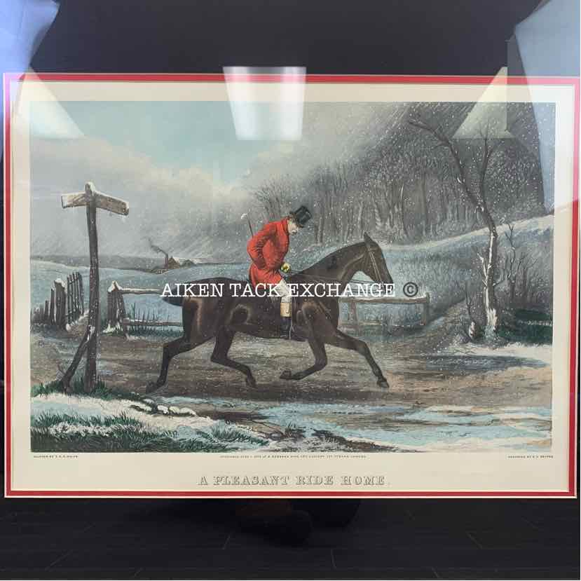 A Pleasant Ride Home by E.G. Hester, Framed Print, 38" x 32"