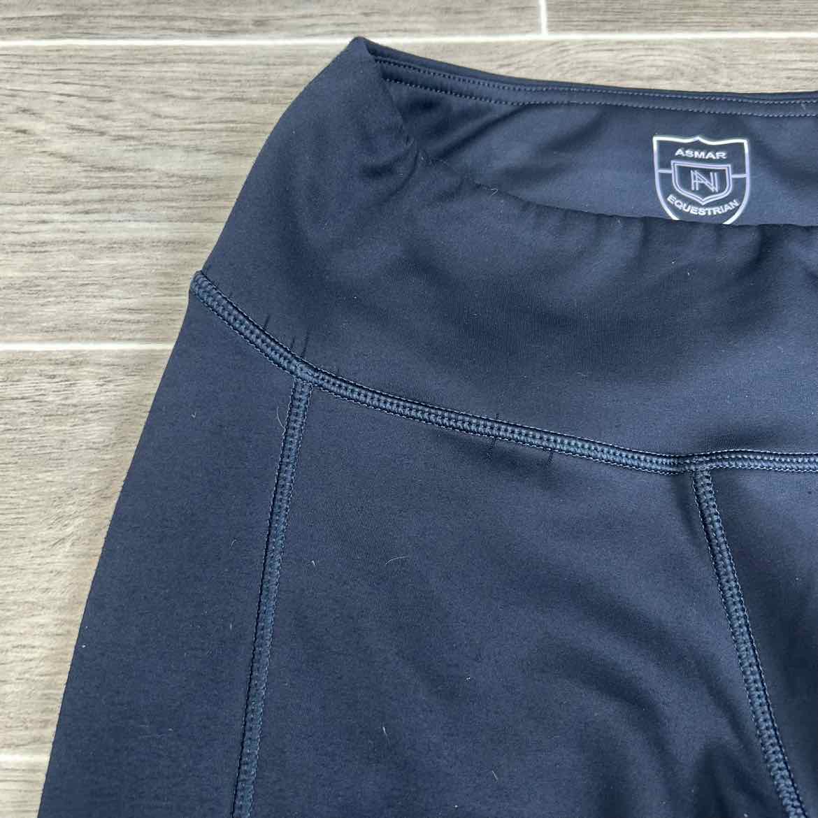 Noel Asmar Equestrian Dressage Warm Up Silicone Grip Full Seat Tights, Size Smal