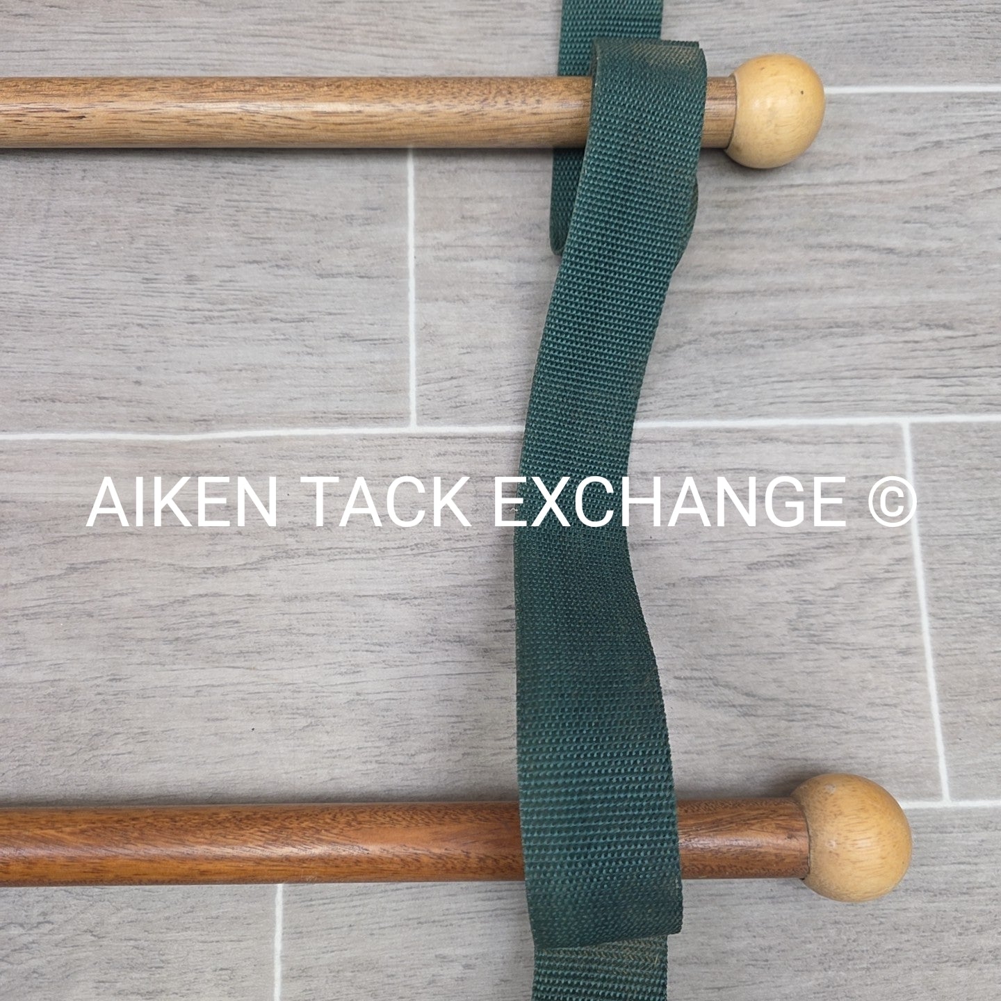 Hanging Wood Blanket Rack