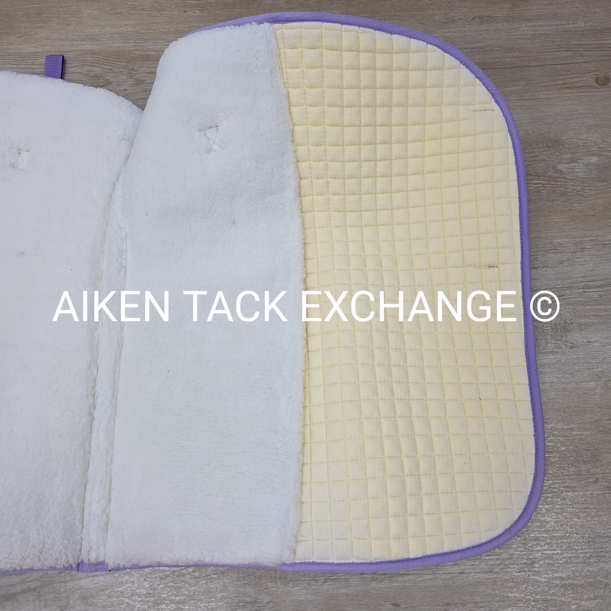 PRI Continental Double Back Cotton Quilted Dressage Pad w/ Fleece Lining