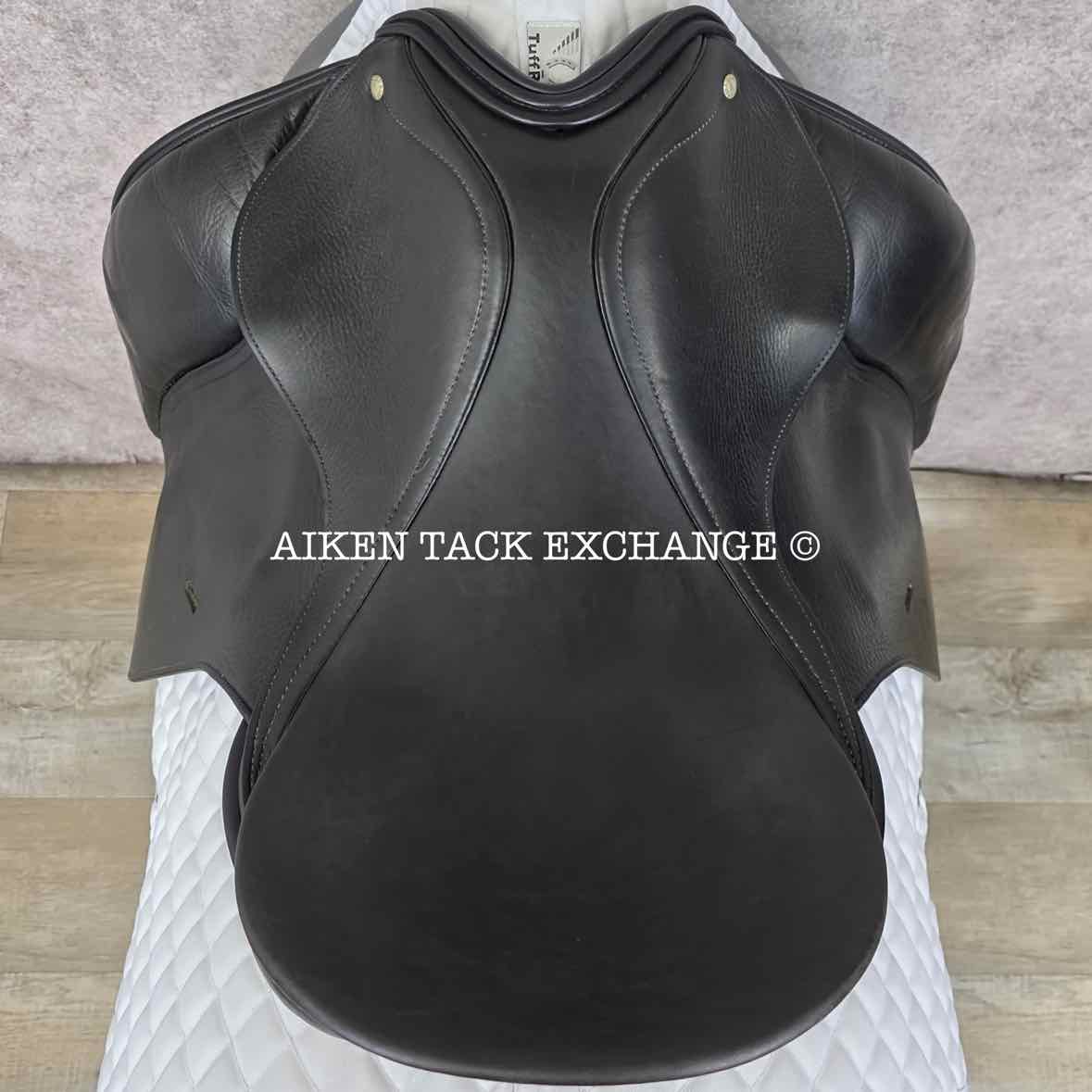 2003 Schleese JES Advanced Dressage Saddle, 17" Seat, Wide Tree, Wool Flocked Panels