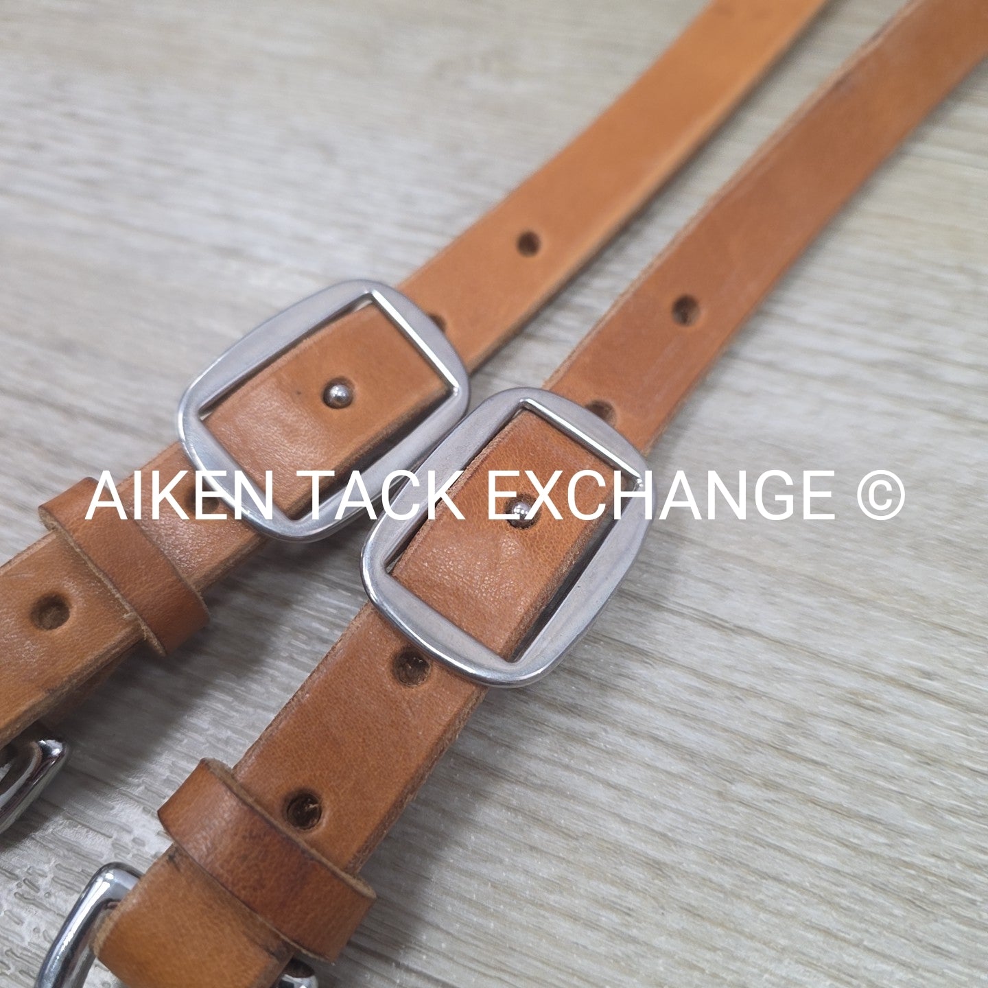Flat Leather Reins with Snap Ends