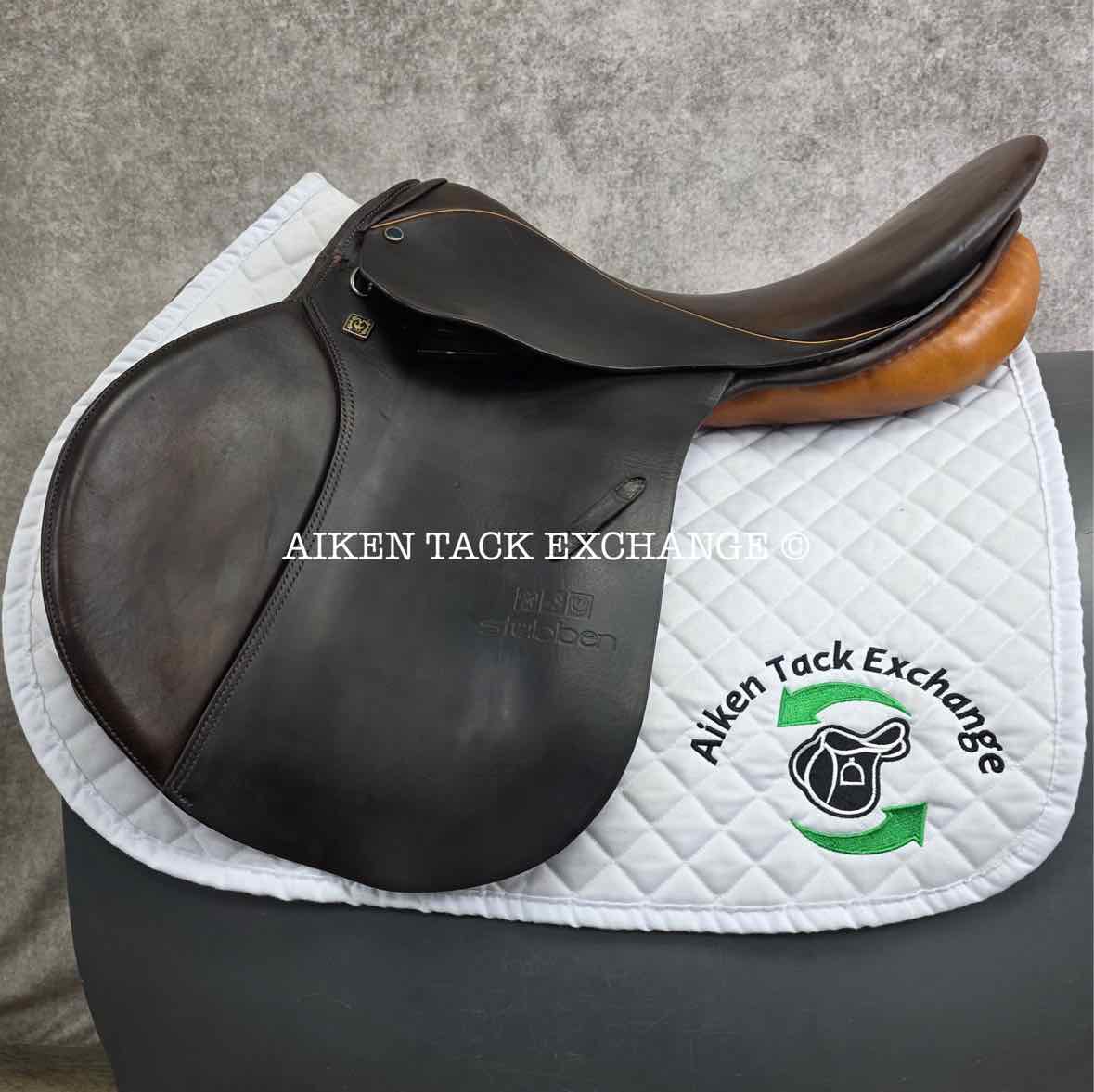 Stubben Siegfried Saddle, 18.5" Seat, 31cm Tree - Medium Wide, Wool Flocked Panels