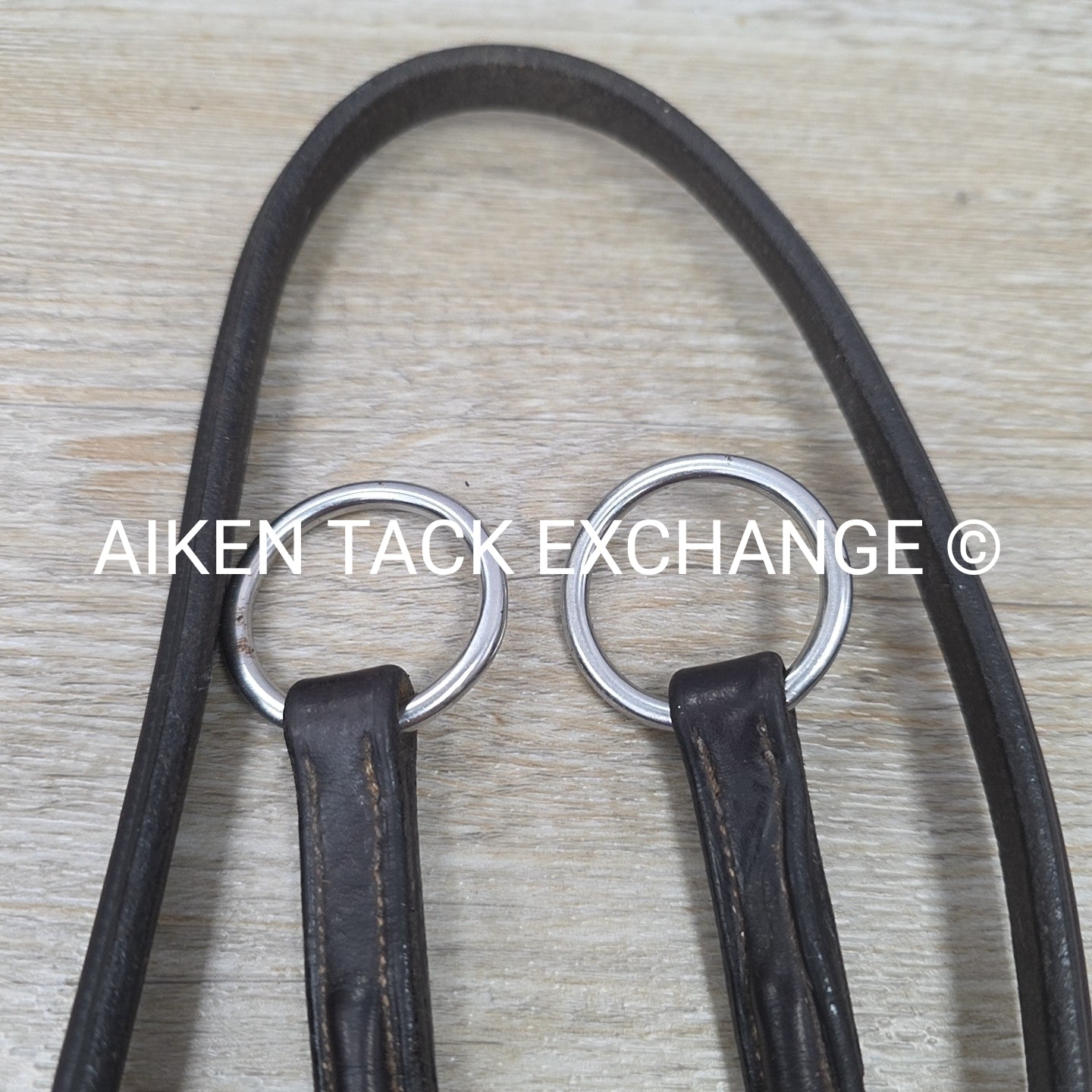 Aramas Fancy Stitched Raised Running Martingale, Brown, Size Full