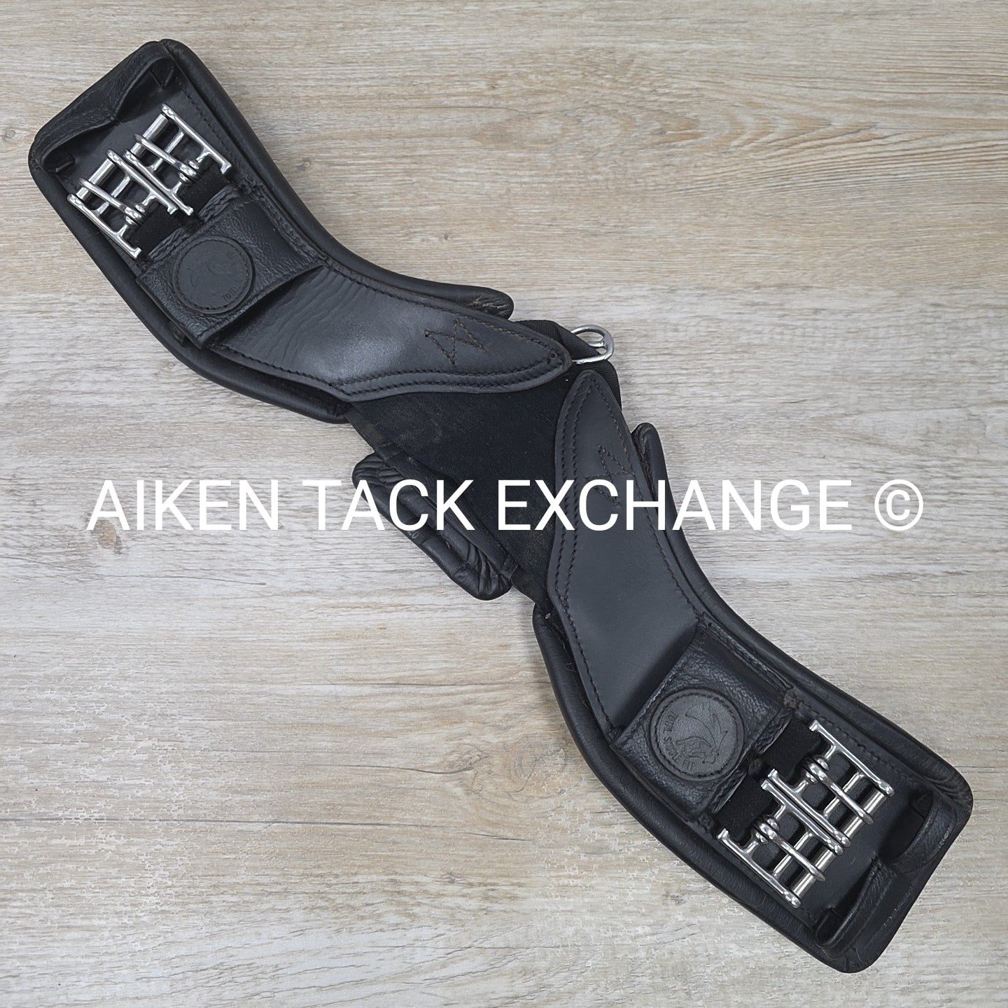 Total Saddle Fit StretchTec Shoulder Relief Girth with Leather Liner, Black, 20"