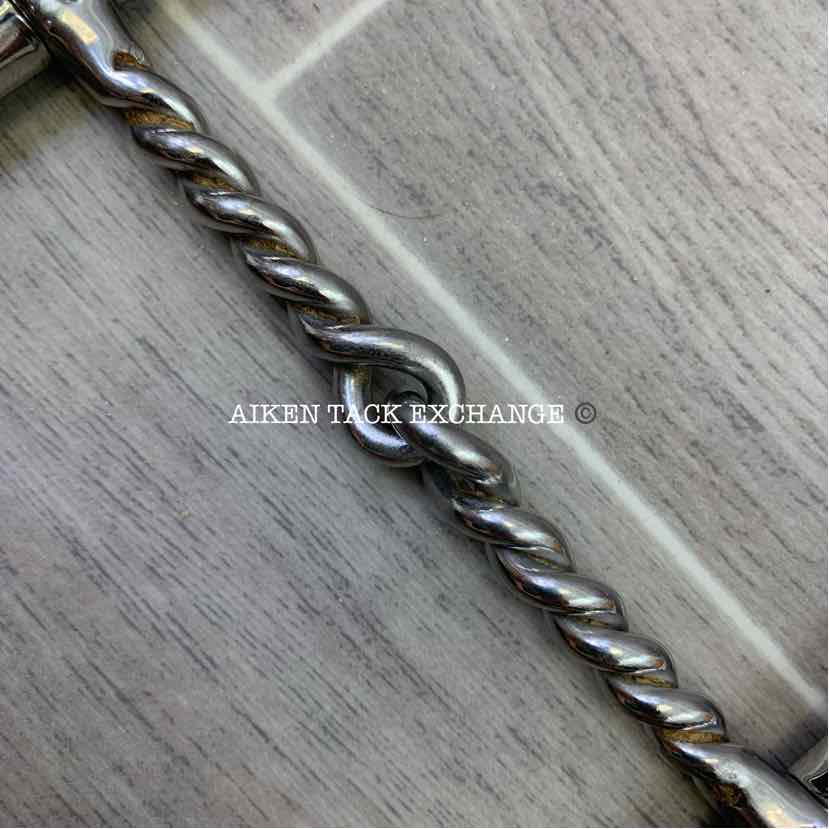 Full Cheek Single Joint Twisted Wire Bit 5"