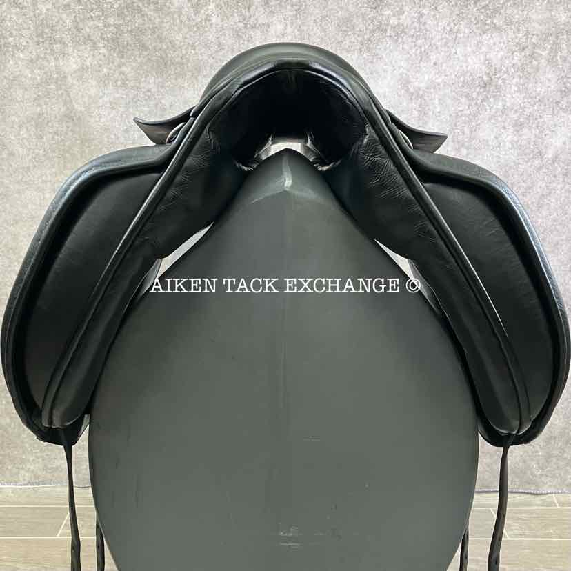 2014 Custom Saddlery Signature Steffen's Advantage Monoflap Dressage Saddle, 17.5" Seat, Adjustable Tree, Wool Flocked Panels