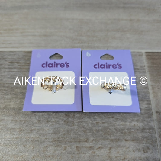 Claire's Rings (2) - Size 6
