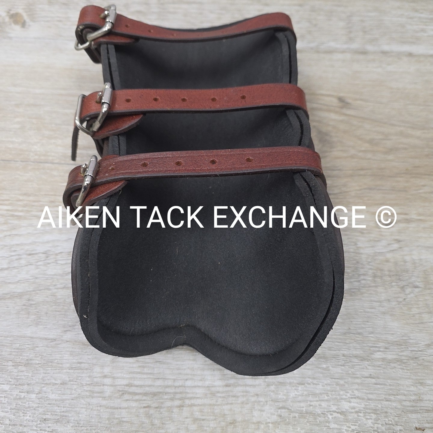 Derby Originals Leather Front & Hind Boot Set, Neoprene Lined, Brown, Size Full