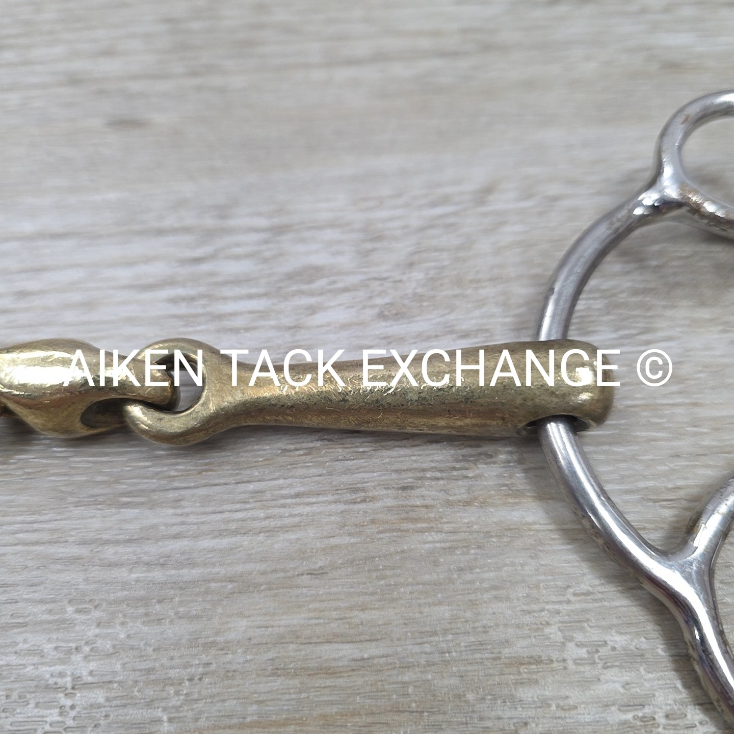 UKSALES25 Double Joint 2 Ring Gag Bit 5.75"