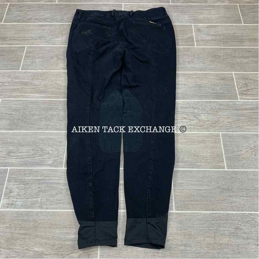 SmartPak Denim Knee Patch Breeches, Size 32 L