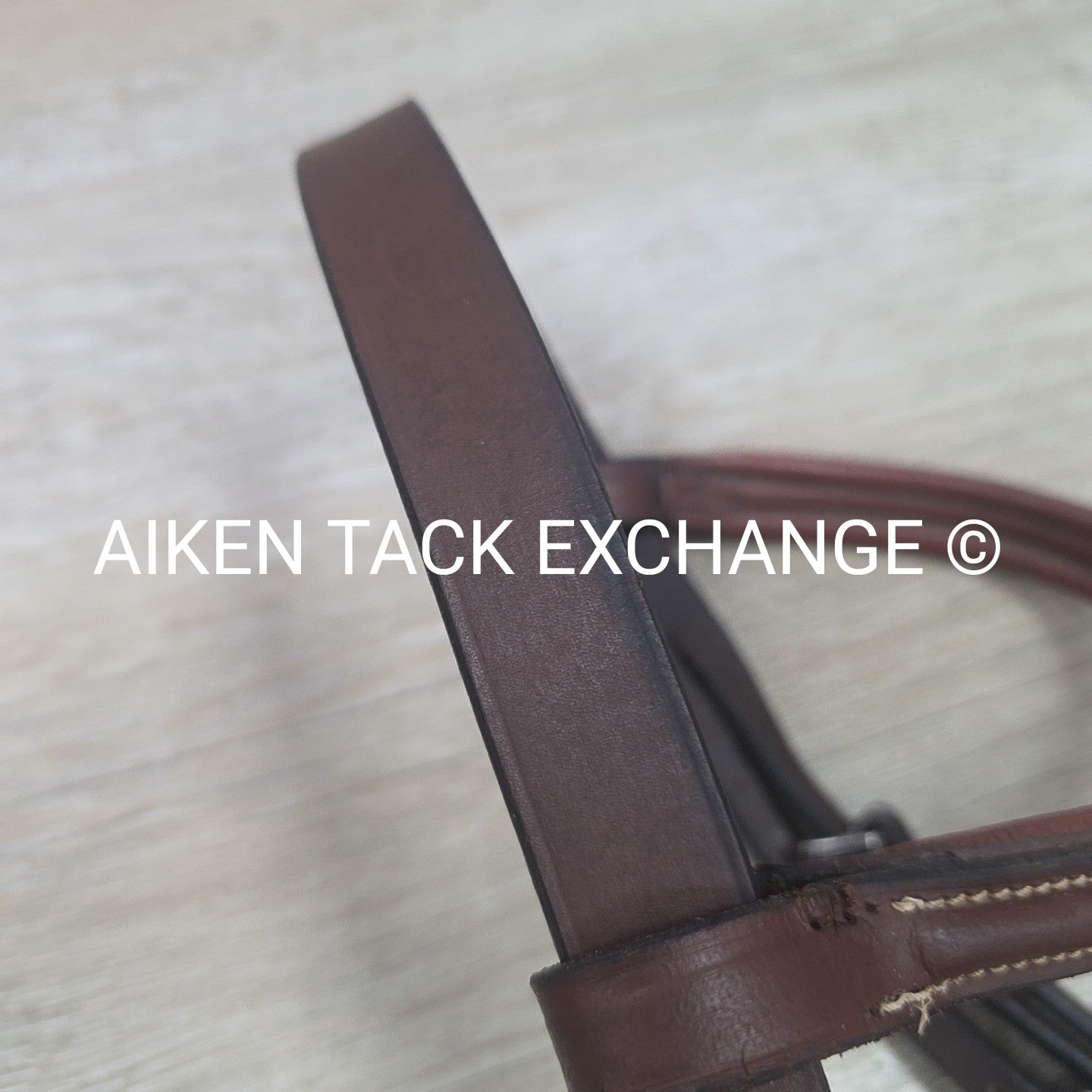Plain Bridle, No Noseband, No Reins, Brown, Size Full