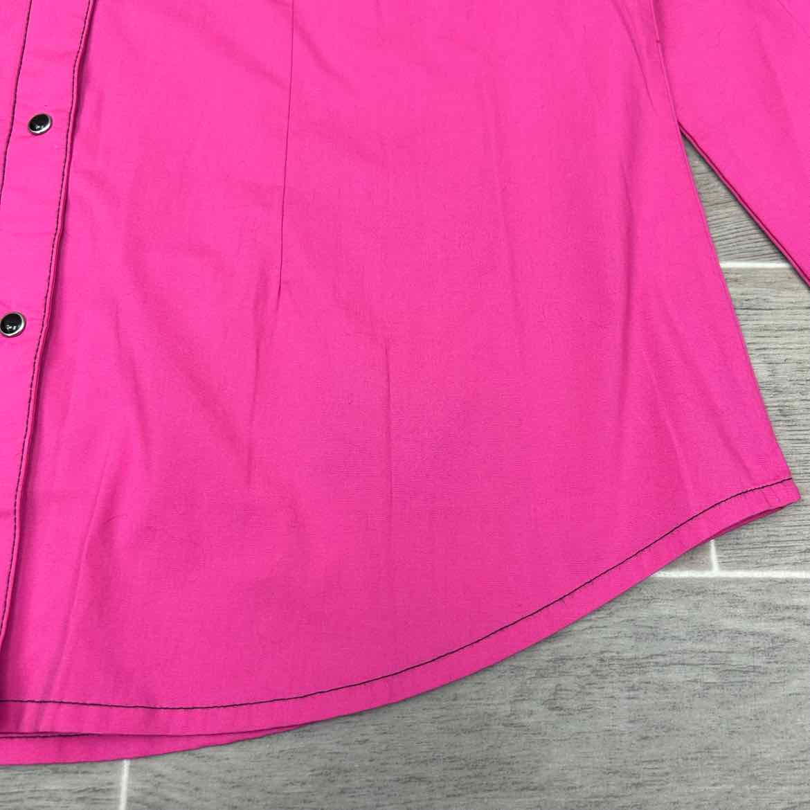 Wrangler Long Sleeve Snap Top, Size Large