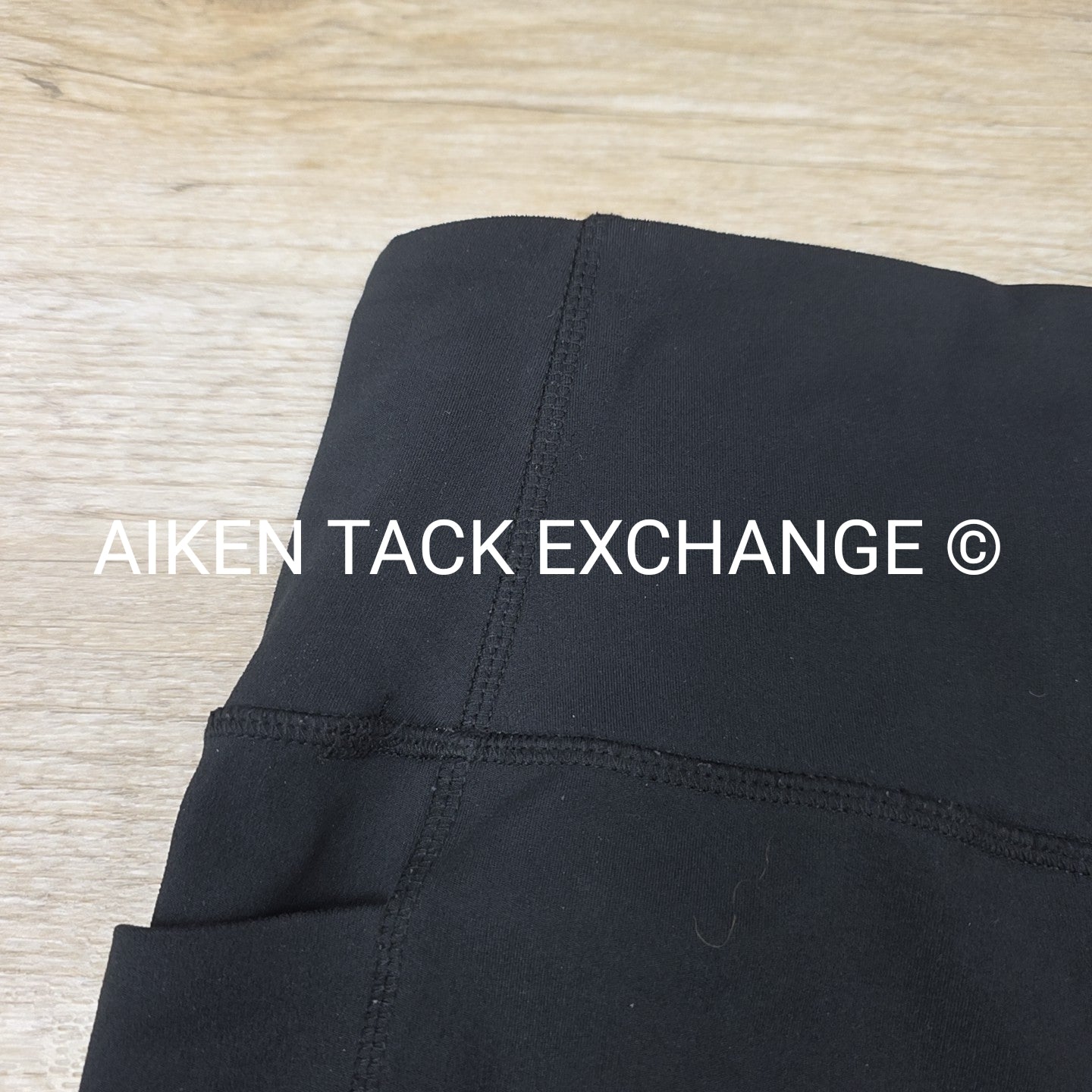 Danskin High-Rise Athletic Leggings wtih Pockets, Black, Women's Size Large