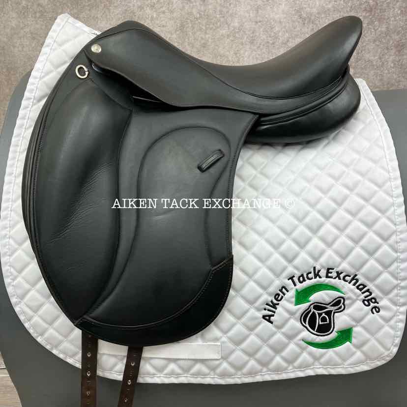 **SOLD** 2010 Stackhouse Legado Monoflap Dressage Saddle, 17.5" Seat, Medium Narrow Tree