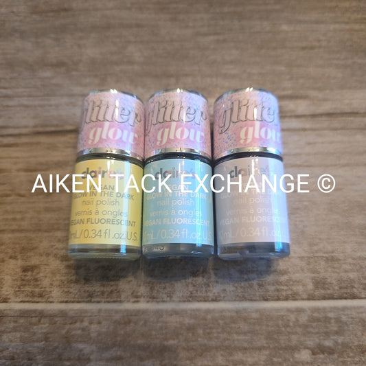 Claire's Glitter Glow Polish - Set of 3