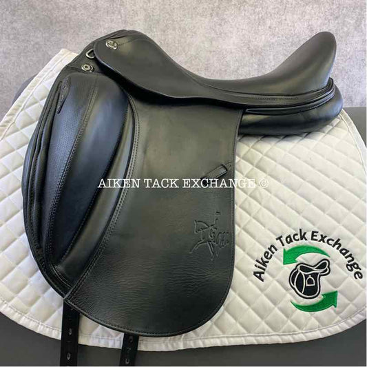 2019 Prestige X-Helen D Monoflap Dressage Saddle, 18" Seat, 32 Tree - Medium, Wool Flocked Panels