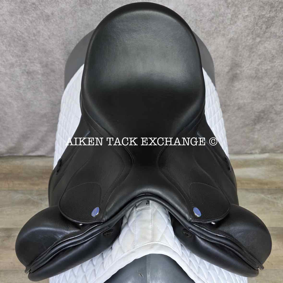 2023 Dynamic Equilibrium Monoflap Dressage Saddle, 18" Seat, Dynamic Polymer Tree, Foam Panels