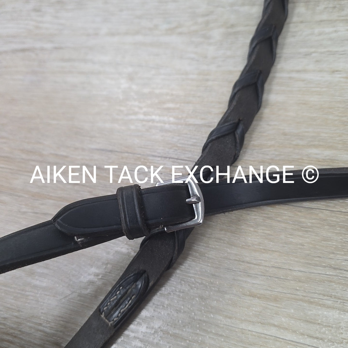 Plain Laced Reins, Brown, 54"