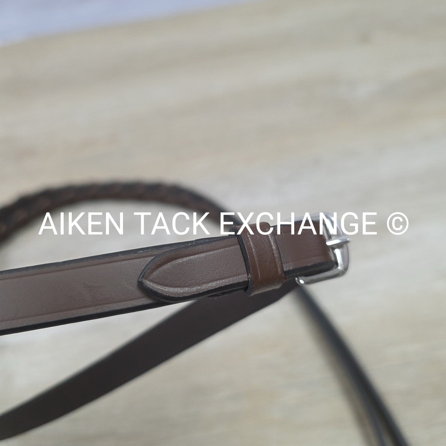 HDR Advantage Plain Raised Bridle with Reins, Australian Nut, Size Pony