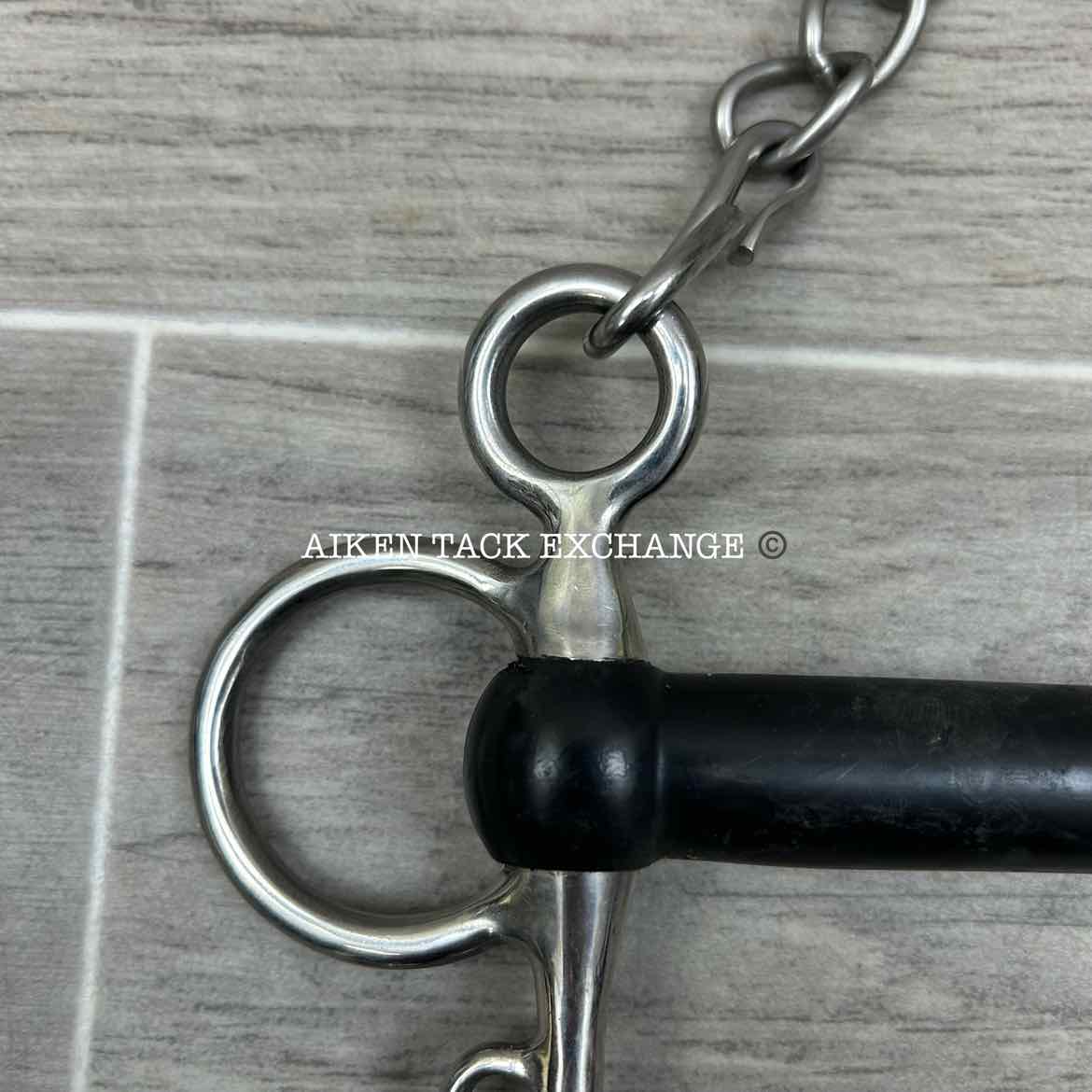 Korsteel Mullen Mouth Soft Rubber Pelham Bit 5.5"