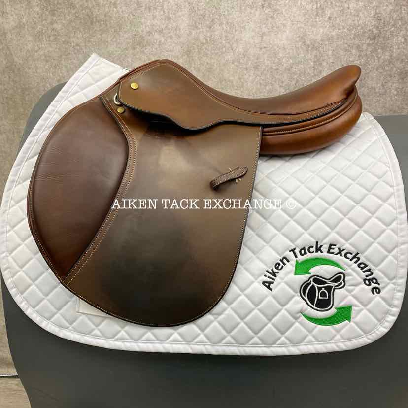 Bruno De Heusch - BDH Close Contact Jump Saddle, 17" Seat, Medium Tree, Foam Panels