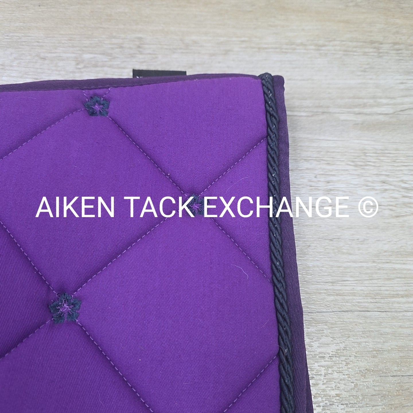 Centaur Hibiscus All Purpose Saddle Pad, Purple, Brand New