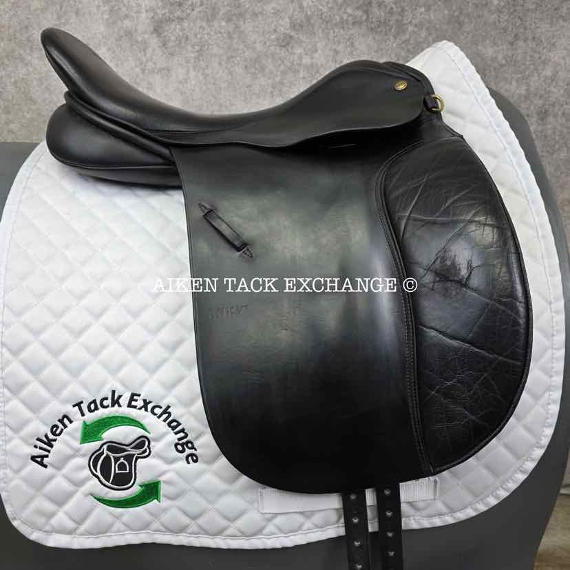 Anky Dressage Saddle, 18" Seat, Wide Tree, Wool Flocked Panels