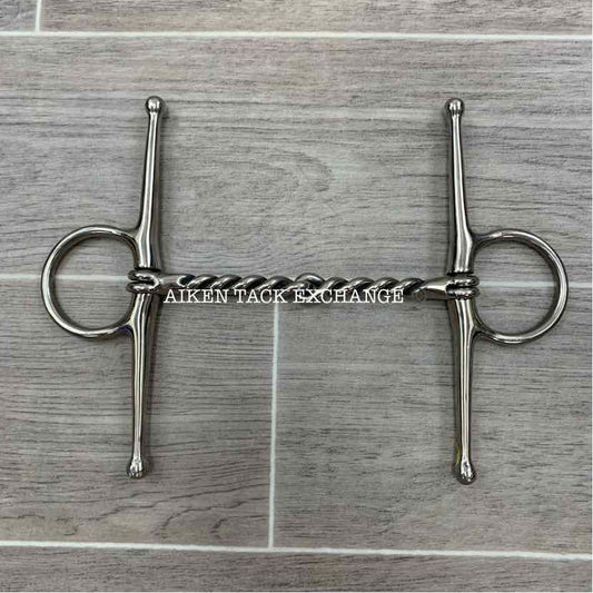 Hilason Single Joint Twisted Wire Full Cheek Bit 5"