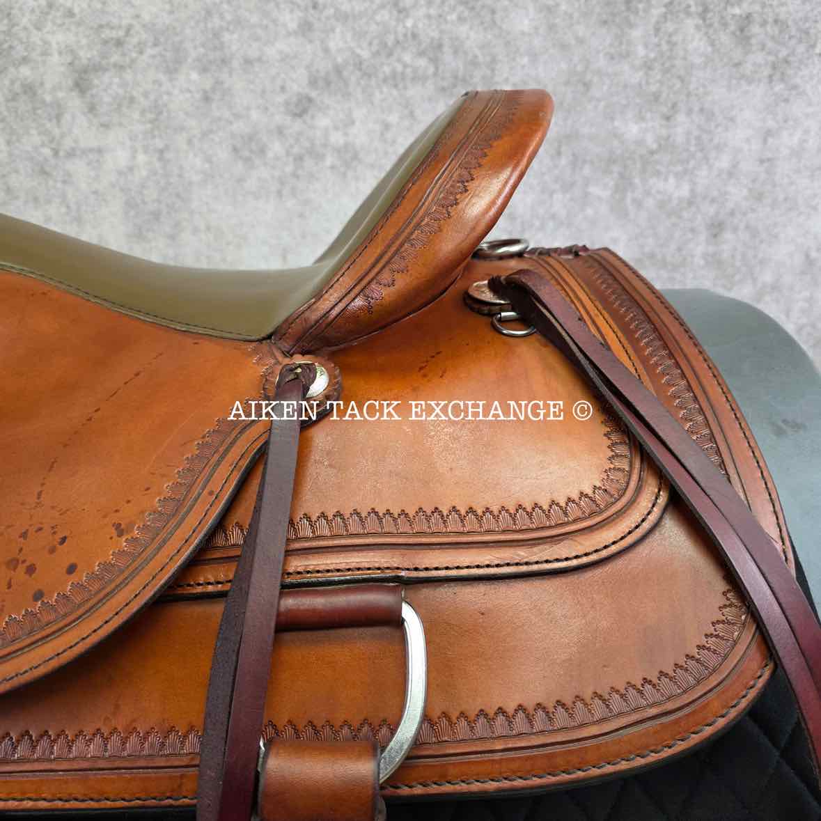 2004 Circle Y 1651 Park & Trail Western Saddle, 16" Seat, Regular Flex Lite Tree - Semi QH Bars