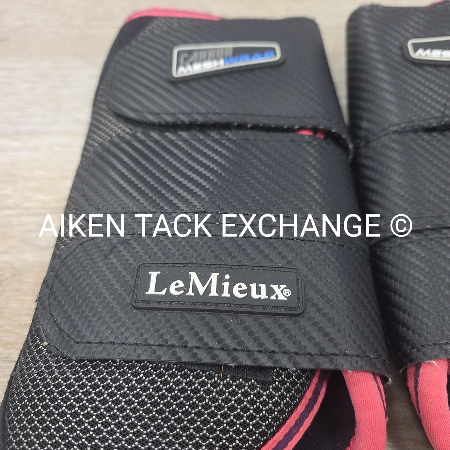 LeMieux Carbon Mesh Wrap Brushing Boot Set, Front Large, Hind X-Large