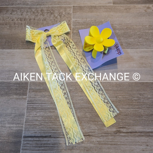 Claire's Hair Bundle - 1 Claw Clip, 1 Hair Clip