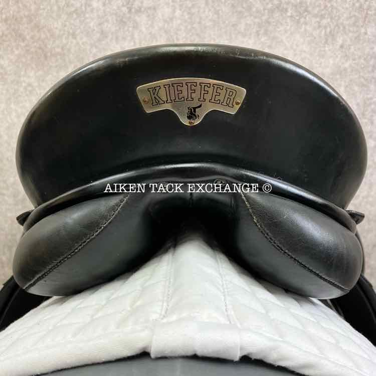 2002 Kieffer Lech DL Dressage Saddle, 17" Seat, Medium Tree, Wool Flocked Panels