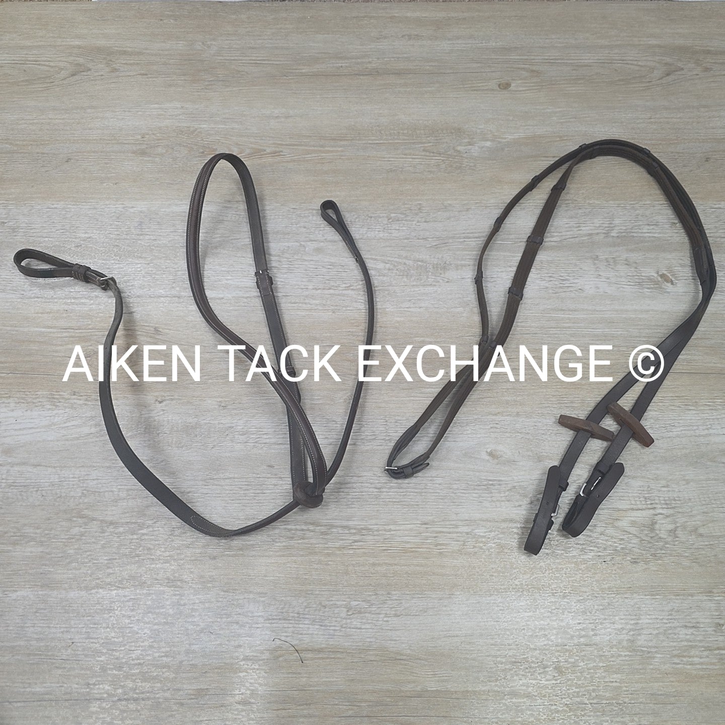 BARGAIN BUNDLE: Fancy Stitched Standing Martigale, Cob & Cotton Web Reins, Full