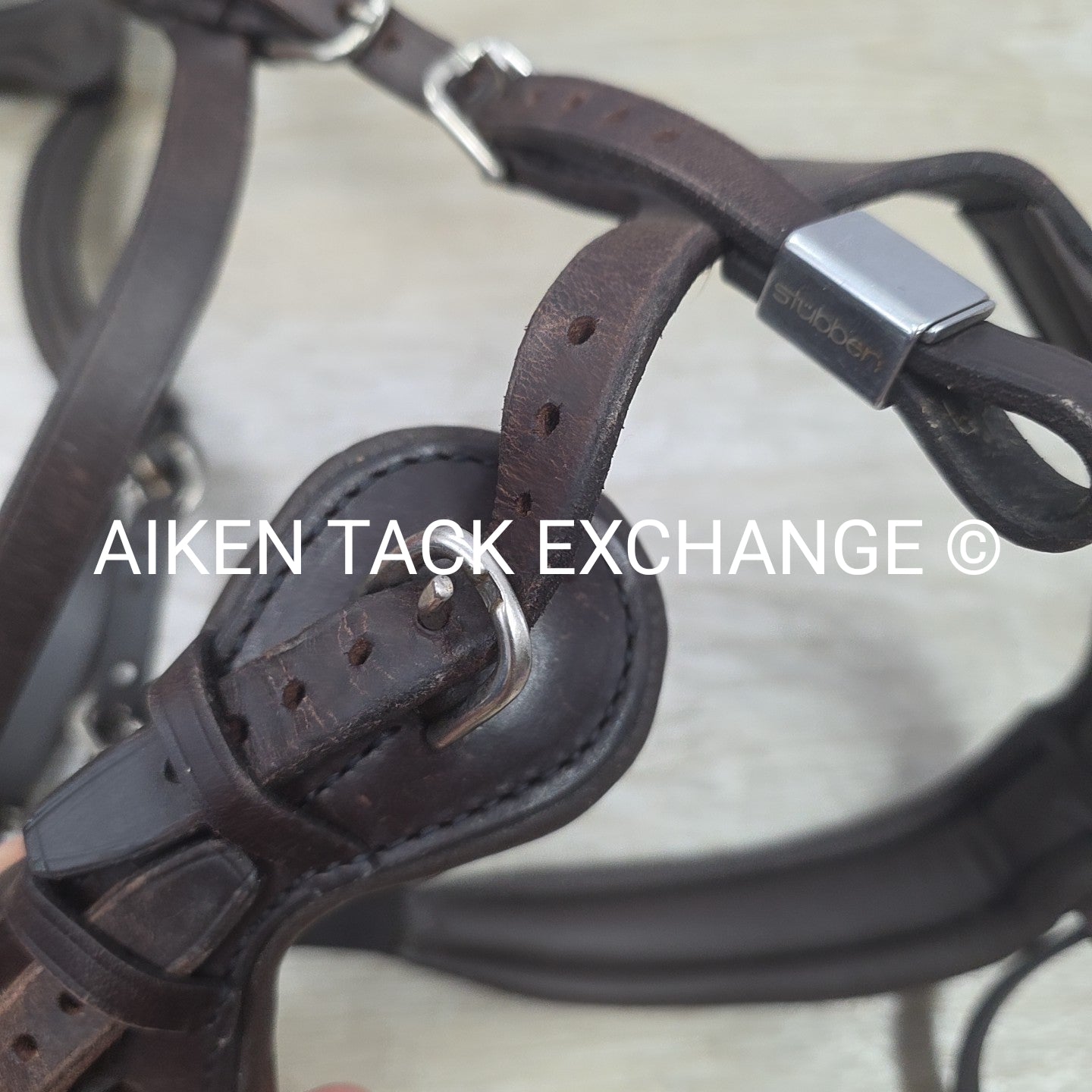 Stubben Slide & Lock Freedom II Bridle, No Reins, Brown, Size Full