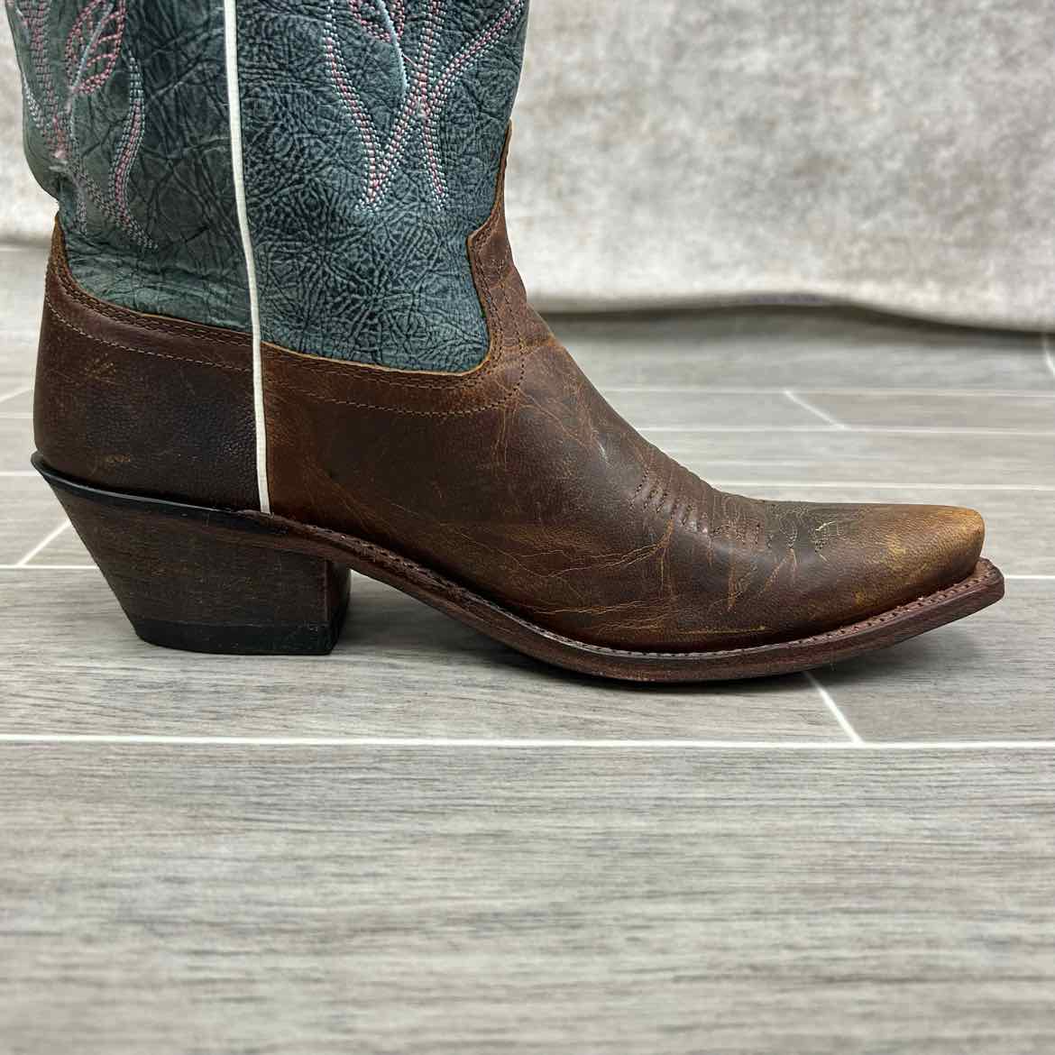 Old West Western Boots, Size 7.5