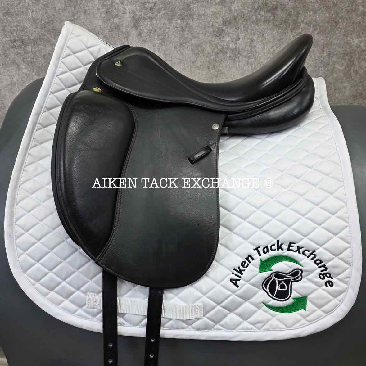 **SOLD** 2015 Prestige Lucky Idol Dressage Saddle, 16" Seat, 32 Tree - Medium, Wool Flocked Panels