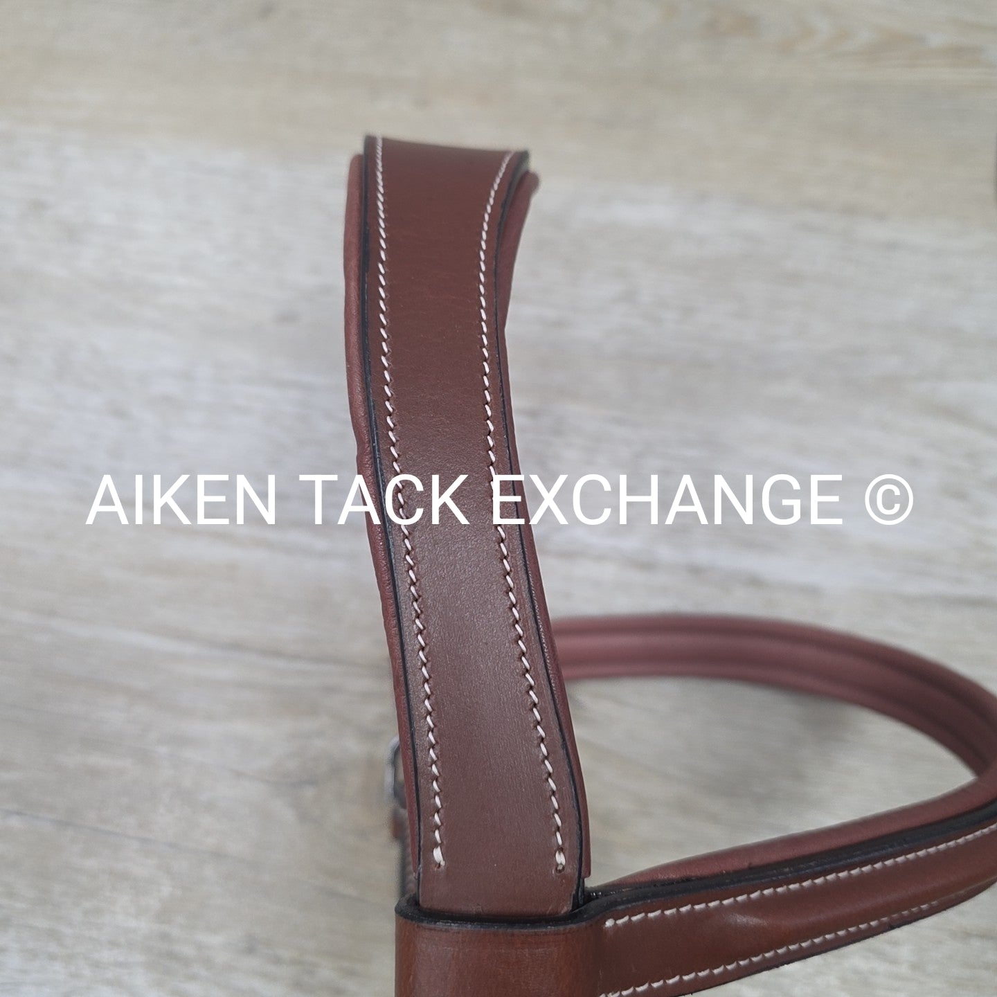 HDR Pro Mono Crown Padded Wide Noseband Bridle with Reins, Brown, Oversize