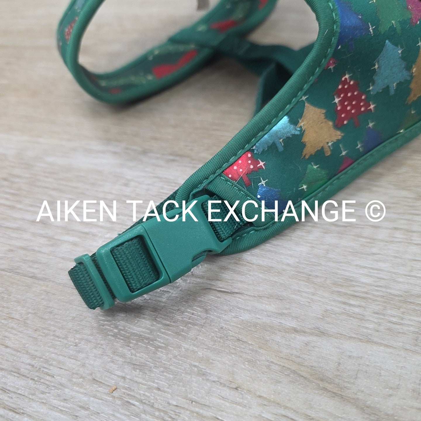 Holiday Pattern Dog Harness + Leash, Size Small