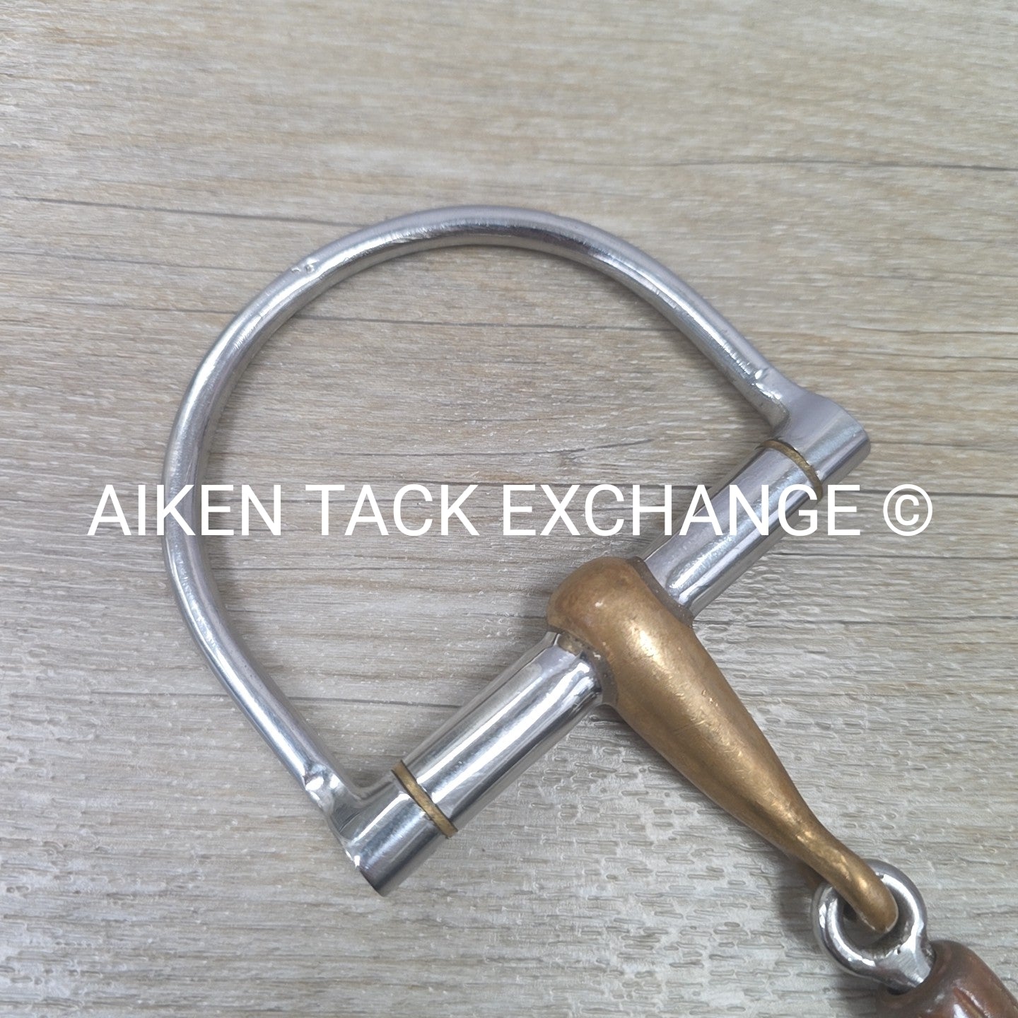 Mikmar Cupreon French Link Copper Roller D Ring Bit 5"