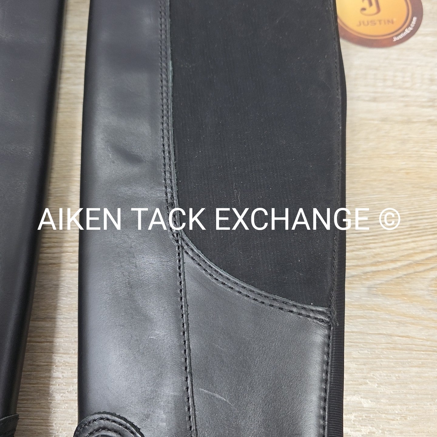 Justin Leather Half Chaps, Size Small
