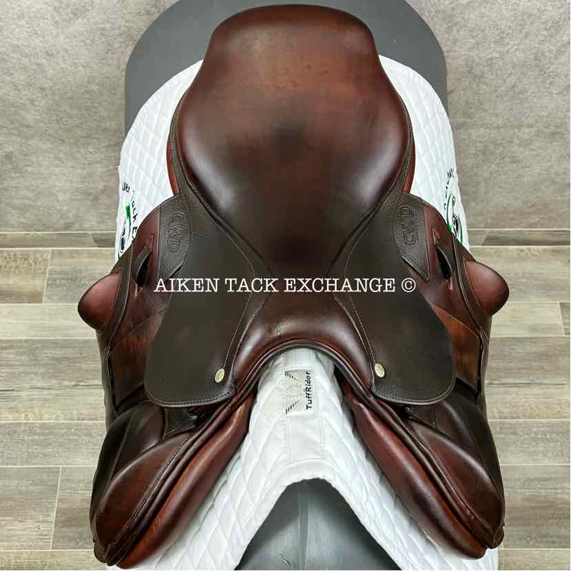 **SOLD** 2011 CWD SE15 Monoflap Jump Saddle, 16" Seat, 1A Flap, Medium Tree, Foam Panels